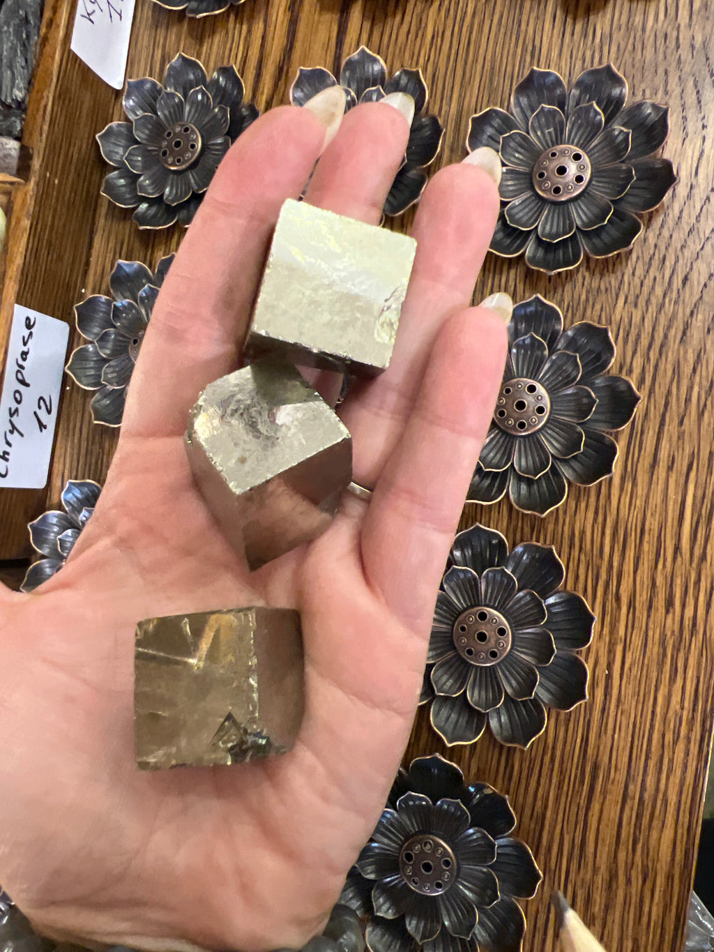 Natural Pyrite Cubes (Raw Cubic Pyrite Crystals)