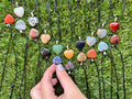 Natural Crystal Heart Necklace – Choose Your Stone (Adjustable Cord)