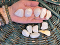 Natural White Opal Tumbled Stone