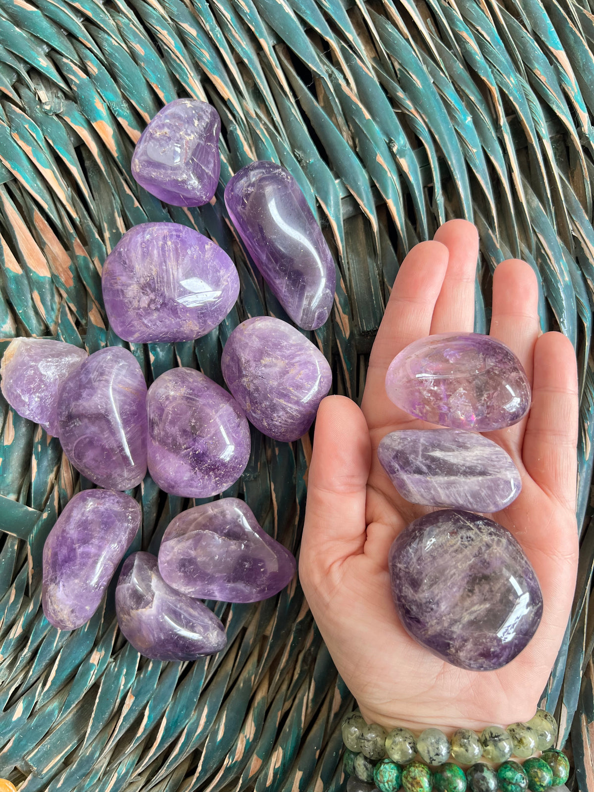 Natural Amethyst Polished Tumble Stone