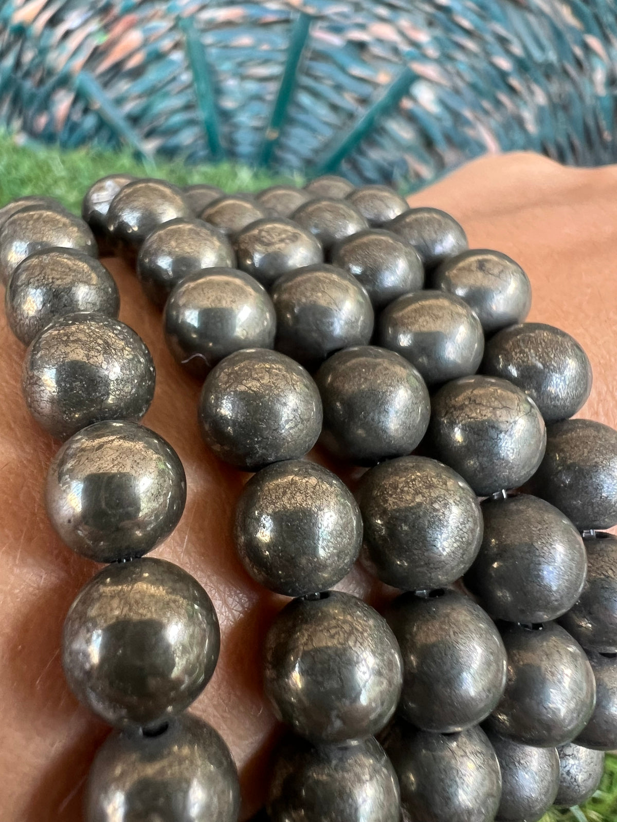 Natural Pyrite Bracelet – Wealth, Abundance & Success | 8 mm