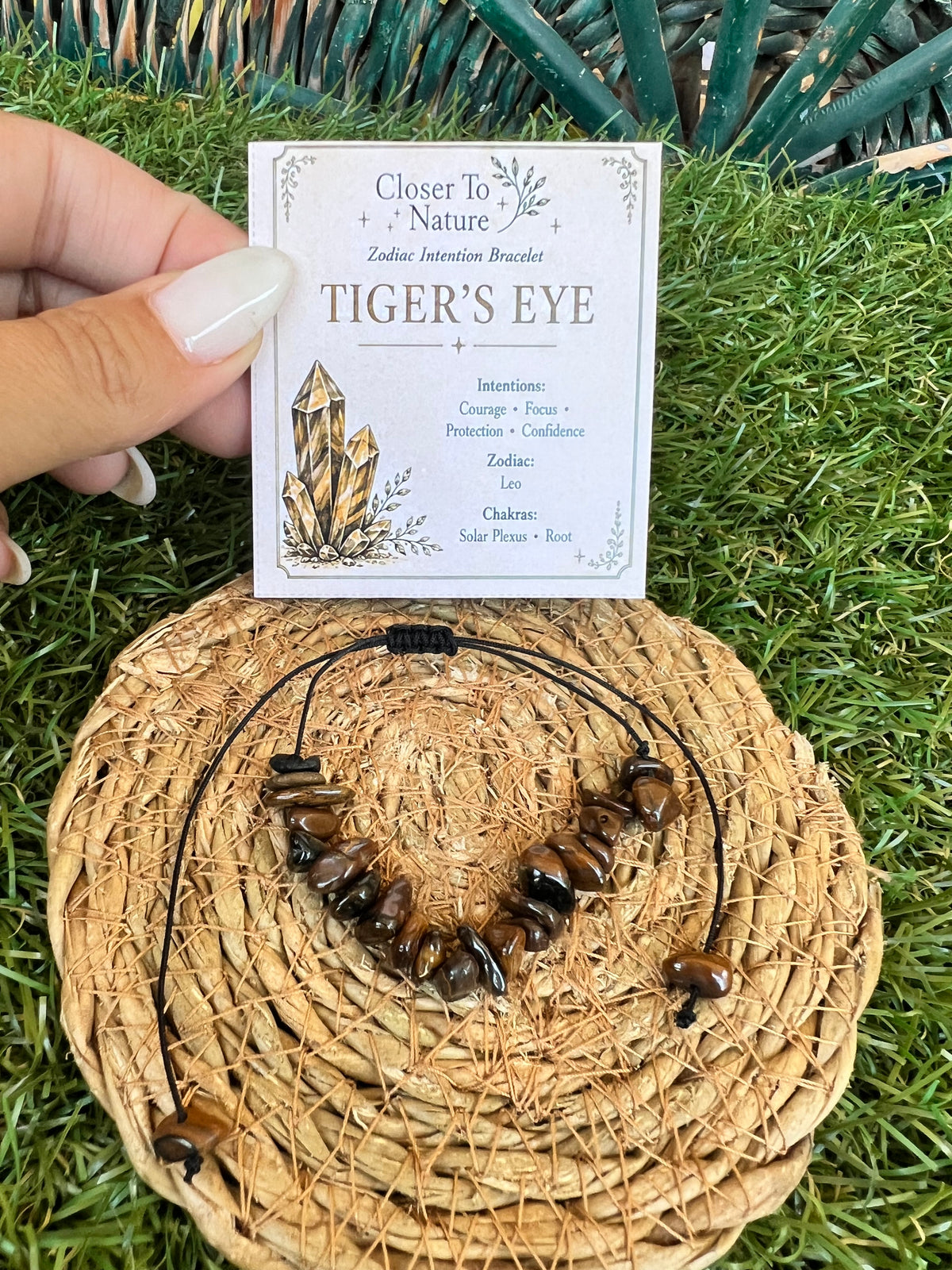 Natural Tiger’s Eye Zodiac Bracelet – Courage, Focus & Confidence | Leo, Capricorn & Gemini
