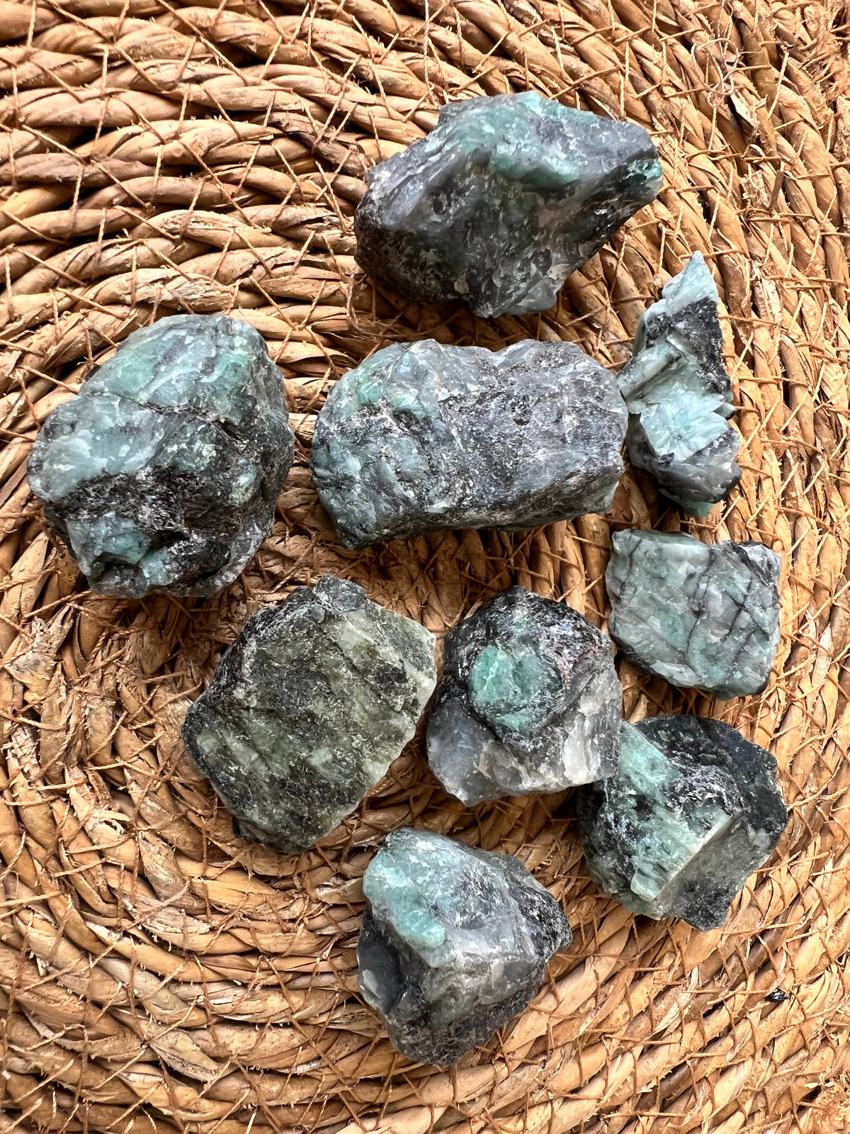 Natural Raw Emerald (Rough Emerald Crystal)