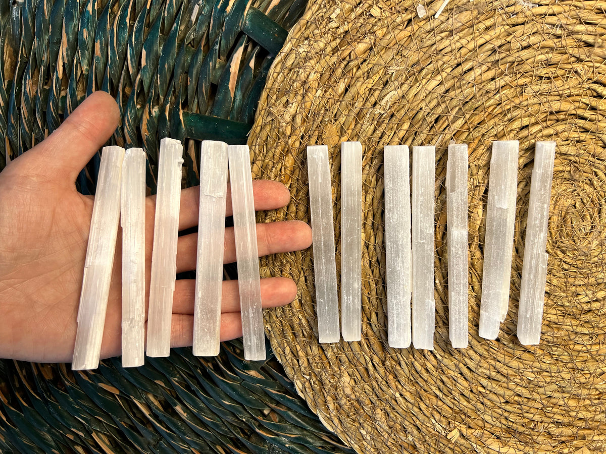 Natural Selenite Cleansing Wand