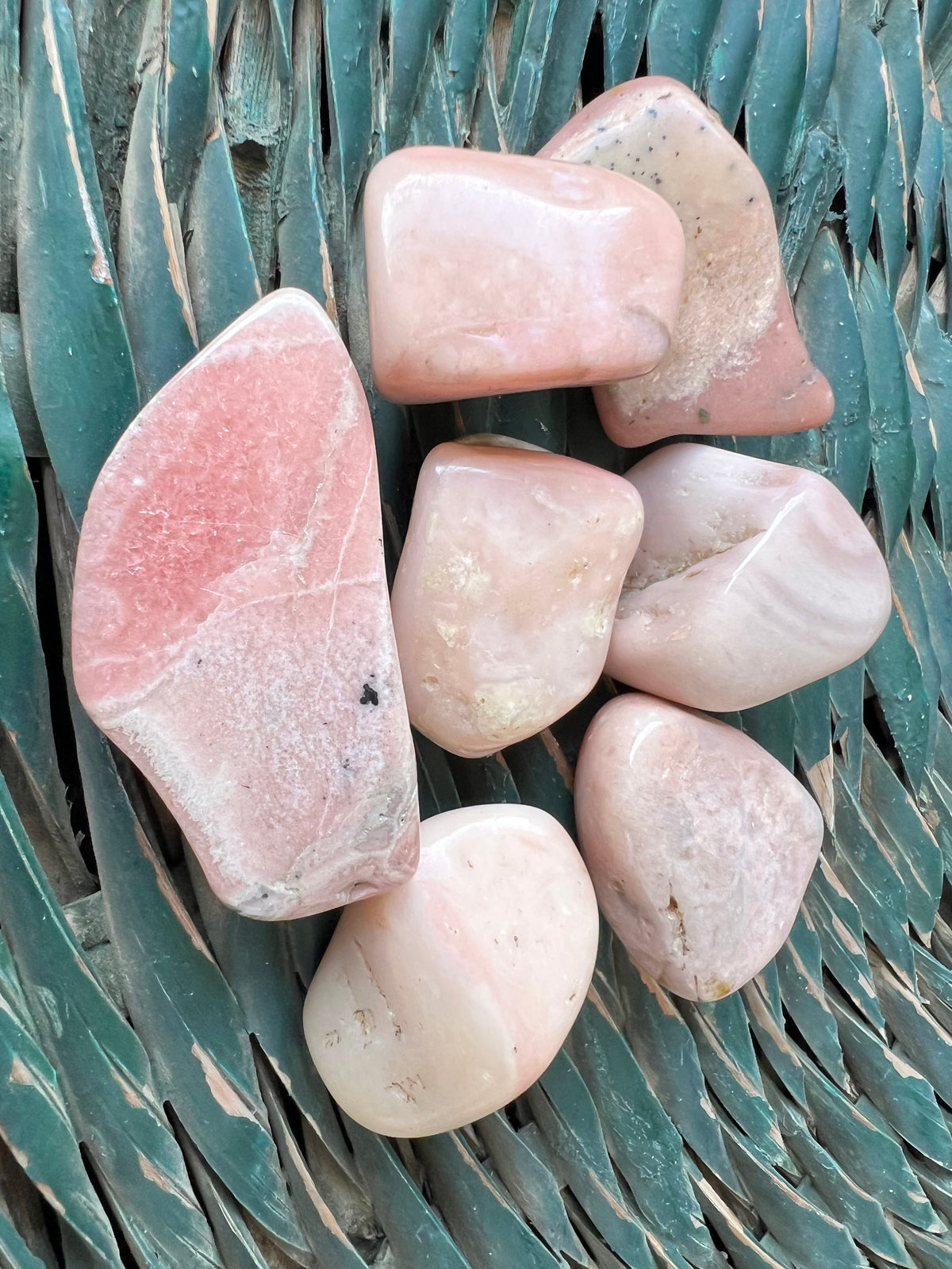 Natural Polished Pink Opal Tumble