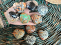 Natural Agate, Jasper & Opal Heart Collection