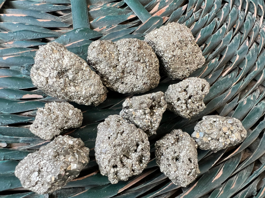 Natural Raw Pyrite Cluster