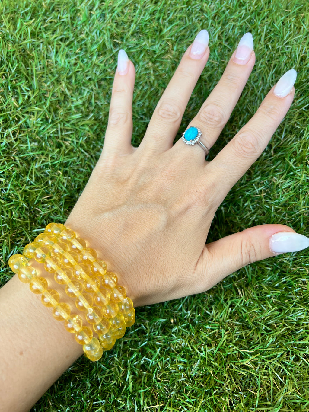 Citrine Bracelet Classic Grade – 8 mm Genuine Crystal Beads | Abundance & Prosperity