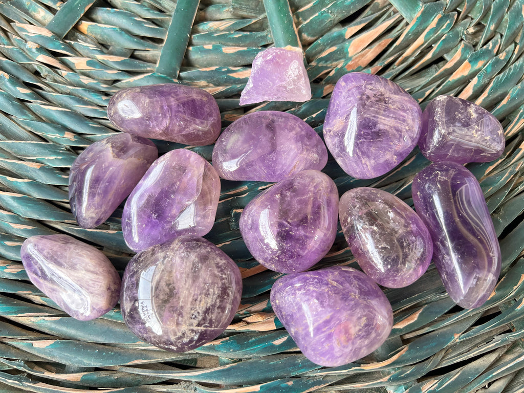 Natural Amethyst Polished Tumble Stone