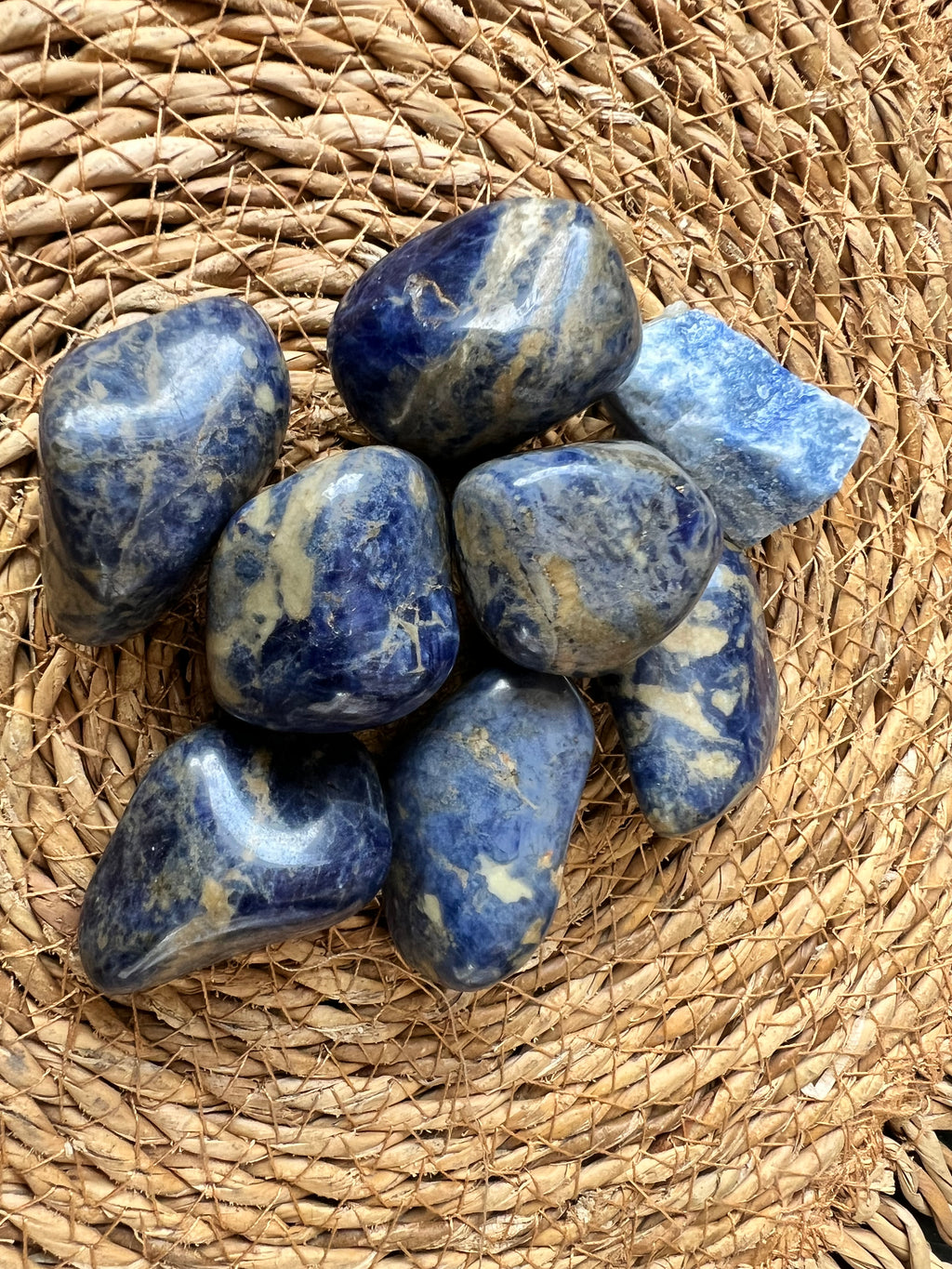 Natural Polished Sodalite Tumble