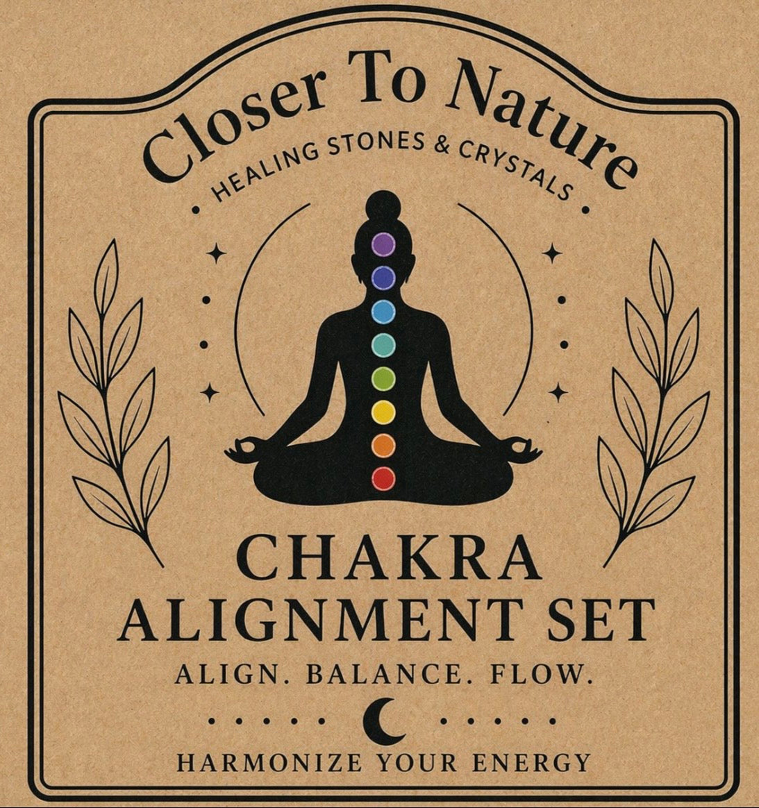 Seven Chakra Alignment Intention Crystal Gift Set