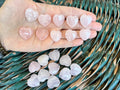 Natural Rose Quartz Mini Crystal Heart