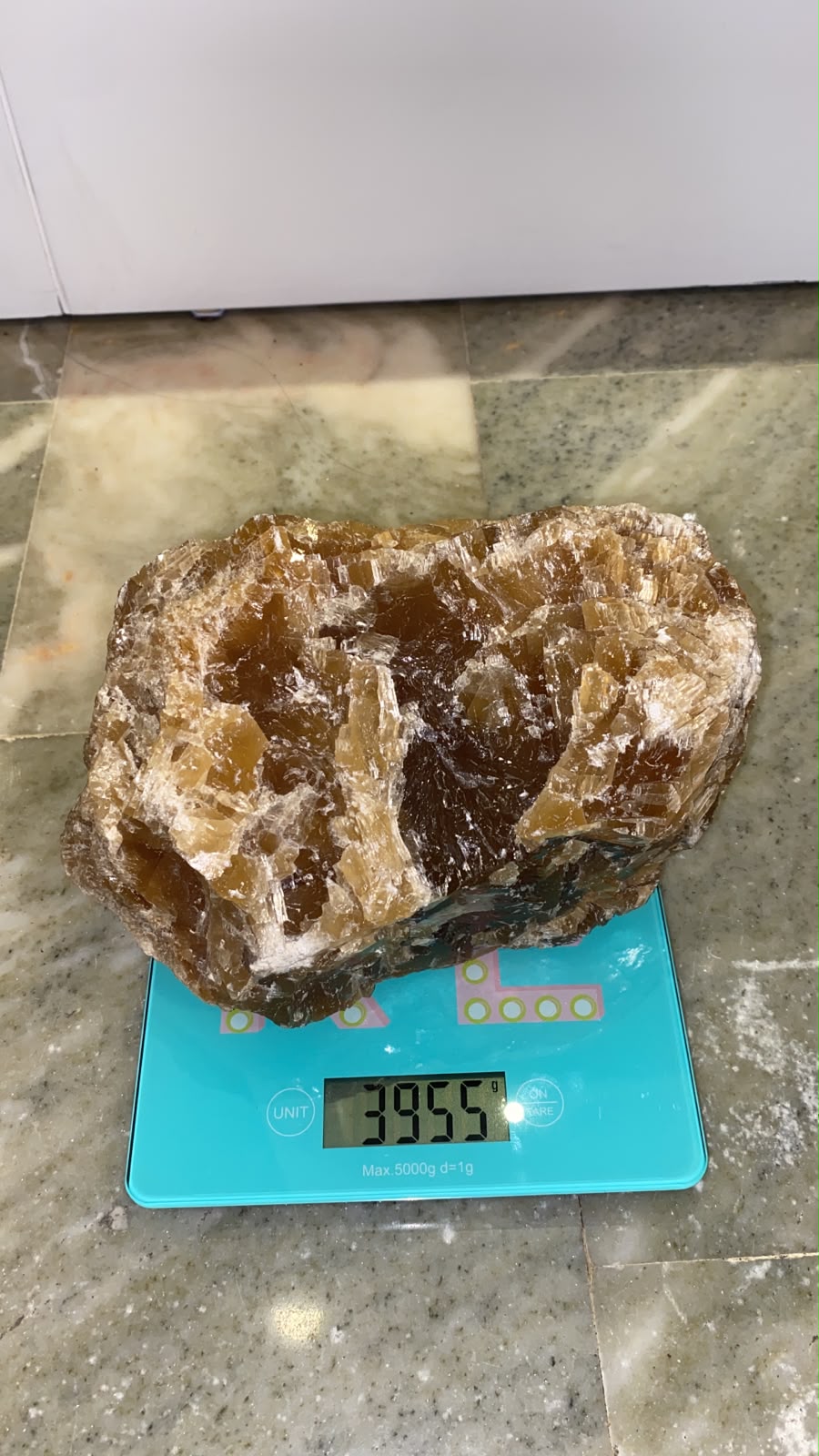 Natural Raw Honey Calcite Standing Display Piece | Confidence & Abundance - Special Price - 3.955 Kg & 429 g